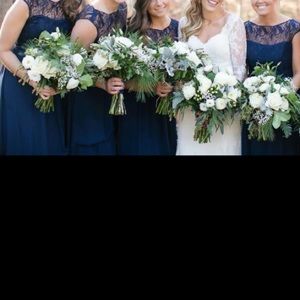 Navy Jim Hjelm Bridesmaid Dress